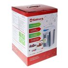 Термопот Sakura SA-334WS, 750 Вт, 3.5 л, бело-серебристый - Фото 4