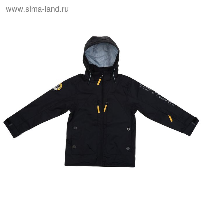 Куртка для мальчика, рост 140-146 см (76), цвет черный ТФ 32002/1 ФФ - Фото 1