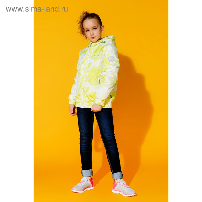 Куртка для девочки, рост 134-140 см (72), цвет лимон ТФ 32008/3 ТР - Фото 1
