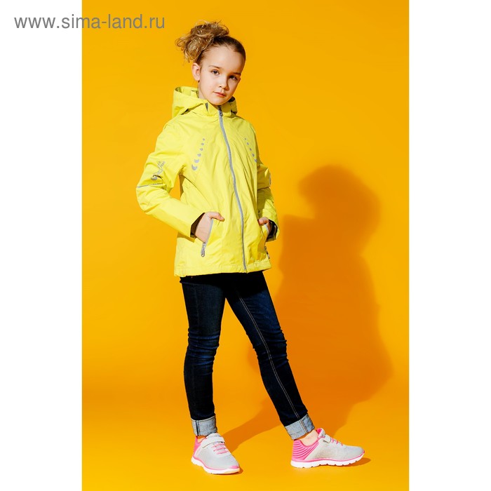Куртка для девочки, рост 146-152 см (80), цвет желтый ТФ 32009/3 ФФ - Фото 1