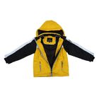 Куртка для мальчика, рост 134-140 см (72), цвет желтый+черный ТФ 32000/2 ТР - Фото 2