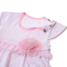 Боди-платье для девочки, возраст 12 месяцев, цвет белый (арт. FF-226) - Фото 2