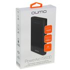 Внешний аккумулятор Qumo PowerAid, 2 USB, 15600 мАч, 1 А, литий-ионный, чёрный - Фото 3