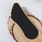 Пилка для пяток, наждачная, двусторонняя, 25 см, деревянная - Фото 9