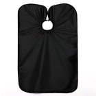 Пеньюар парикмахерский, двусторонний, 140×100 (±1) см, серебристый/чёрный - Фото 7