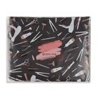 Пеньюар парикмахерский, двусторонний, 140×100 (±1) см, серебристый/чёрный - Фото 9