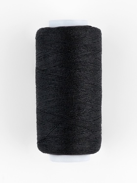 Нитки 40/2, 300 м, чёрные №175 (комплект 10 шт)