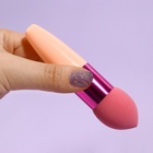 Спонж для макияжа с ручкой «Капля», 10 × 3 см, цвет МИКС - фото 9845343