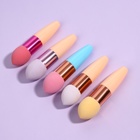 Спонж для макияжа с ручкой «Капля», 10×3 см, цвет МИКС - Фото 4