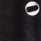 Нитки 40/2, 200 м, чёрные №175 - Фото 2