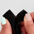 Липучка, 20 мм, 50 см, чёрная - Фото 2