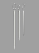 Набор спиц для продевания резинки/тесьмы/шнура, d=2/3/4 мм, 3 шт., серый - Фото 2