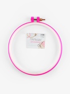 Пяльцы для вышивания, d=14/16 см, розовые - Фото 4