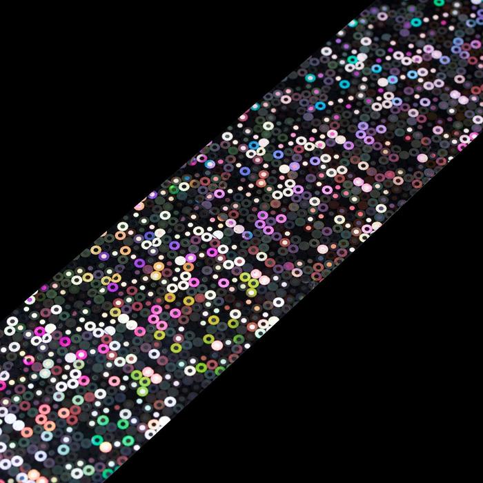 Переводная фольга для декора «Круги», 4 × 50 см, в пластиковом футляре, цвет серебристый 13837