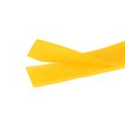Лента-липучка, ширина 20мм, 50см, цвет жёлтый - Фото 1