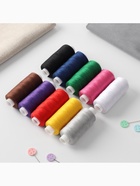 Нитки «Радуга», 40/2, 300 м, набор 10 шт., разноцветные - Фото 3