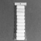 Нитки 40/2, 300 м, белые №301 - Фото 3