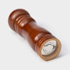 Мельница для специй Доляна «Дуновение леса», 15.5 см, керамический механизм, коричневая - Фото 6