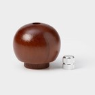 Мельница для специй Доляна «Дуновение леса», 21×5 см, керамический механизм, коричневая - Фото 3