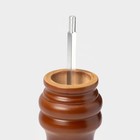 Мельница для специй Доляна «Дуновение леса», 21×5 см, керамический механизм, коричневая - Фото 5