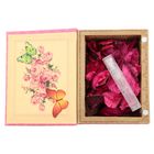 Подарочный набор в книге-шкатулке "От всего сердца": сухоцветы и эссенция, аромат тубрерозы - Фото 2