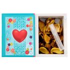 Подарочный набор в книге-шкатулке "Только для тебя": сухоцветы и эссенция, аромат клубники - Фото 2