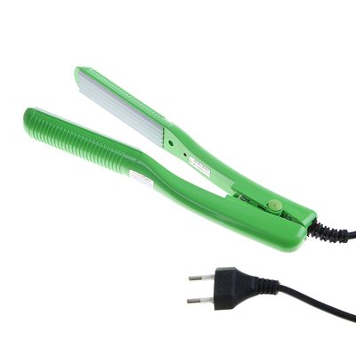 Щипцы-гофре Luazon LW-46, 35 Вт, керамическое покрытие, 20х85 мм, до 160 °C, зелёные