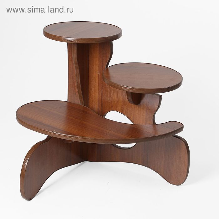 Полка для цветов "Багира", цвет орех таволато - Фото 1