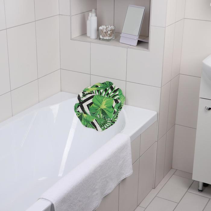 Подушка для ванны с присосками «Релакс», 33×33 см, цвет МИКС - фото 1905355525