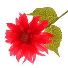 Цветы искусственные "Георгин" красный 15х50 см - Фото 1