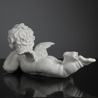 Фигура "Ангел с книгой" лежа белый 18х18х32 - Фото 3