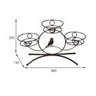Подставка для цветов «Камелия 3», d=13 см, цвет медный антик - Фото 5