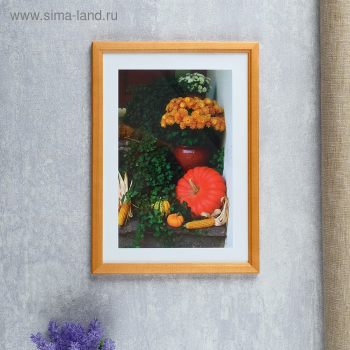 Фоторамка 21х30 (7N92) клен (пластиковый экран) - Фото 1