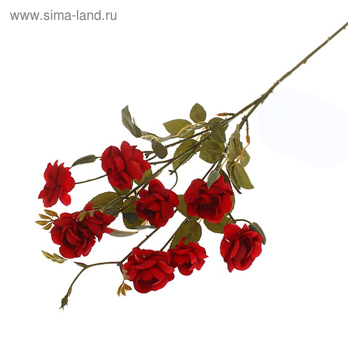 Цветы искусственные "Куст азалии" 71 см бордо - Фото 1
