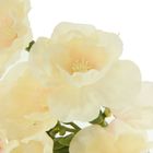 Цветы искусственные "Ветка яблони Саржента" 49 см бело-розовая - Фото 2