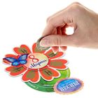 Магнит объемный с стирающимся слоем, 8 марта "С праздником весны" - Фото 2