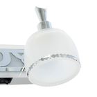 Спот настенный LED "Вермонт" 3 плафона (18 ламп) планшет (45 ламп) 3 реж. цвета 47х15х10 см - Фото 6