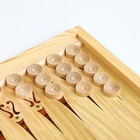 Нарды "Аве Цезарь", деревянная доска 60 х 60 см, с полем для игры в шашки - Фото 4