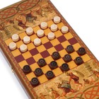 Нарды деревянные с шашками "Гладиатор", настольная игра, 40 х 40 см - Фото 3