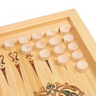 Нарды деревянные с шашками "Гладиатор", настольная игра, 40 х 40 см - Фото 4