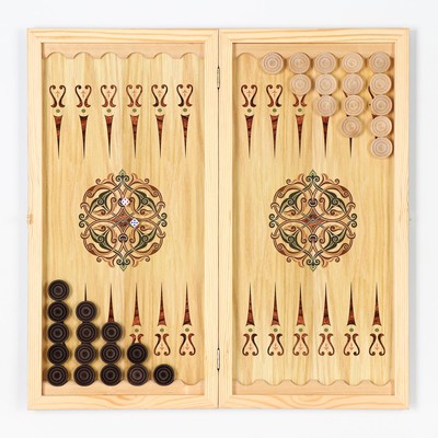 Настольная игра нарды TAKE IT EASY «Тигр», деревянные большие, 60×60 см