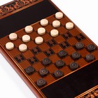 Нарды деревянные большие, с шашками "Тигр, настольная игра, 60 х 60 см - Фото 3