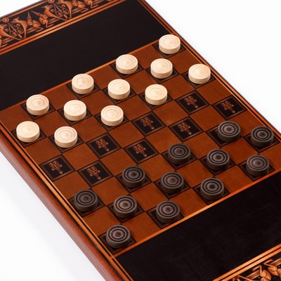 Настольная игра нарды TAKE IT EASY «Тигр», деревянные большие, 60×60 см