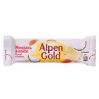 Шоколад Alpen Gold, белый с миндальной кокосовой стружкой, 32 г - Фото 1