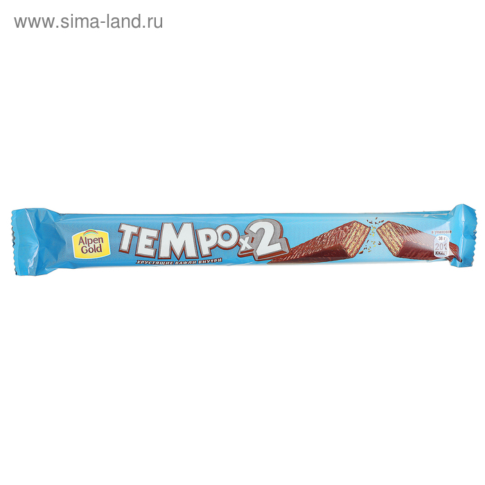 Шоколадный батончик Alpen Gold Tempo, 38 г - Фото 1