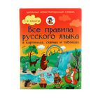 Все правила русского языка в картинках, схемах и таблицах. Автор: Матвеев С.А. - Фото 1