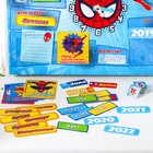 Развивающий календарь с кармашками «Человек Паук» + набор карточек - Фото 2