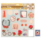 Чипборд вырубной для скрапбукинга "Акварельный", 29,5 х 29,5 см - Фото 1