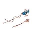 Набор для волос "Королева" бабочки, невидимка-4,5 см, заколка-6,6 см - Фото 1