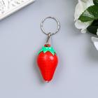 Фонарик брелок для ключей на кольце «Клубничка», светит, 3×5.5×3 см, МИКС - Фото 2